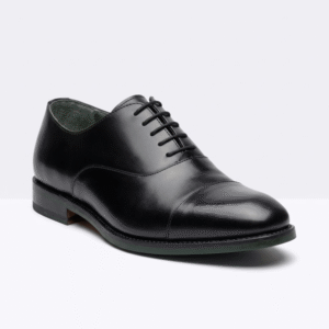 Moncrief Radclyffe Men’s Black Leather Oxford Shoes