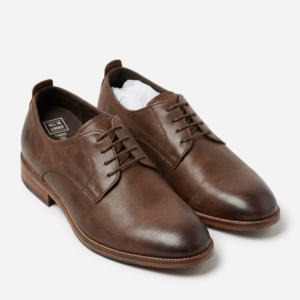 Next Hell for Leather Men’s Brown Leather Derby Shoes
