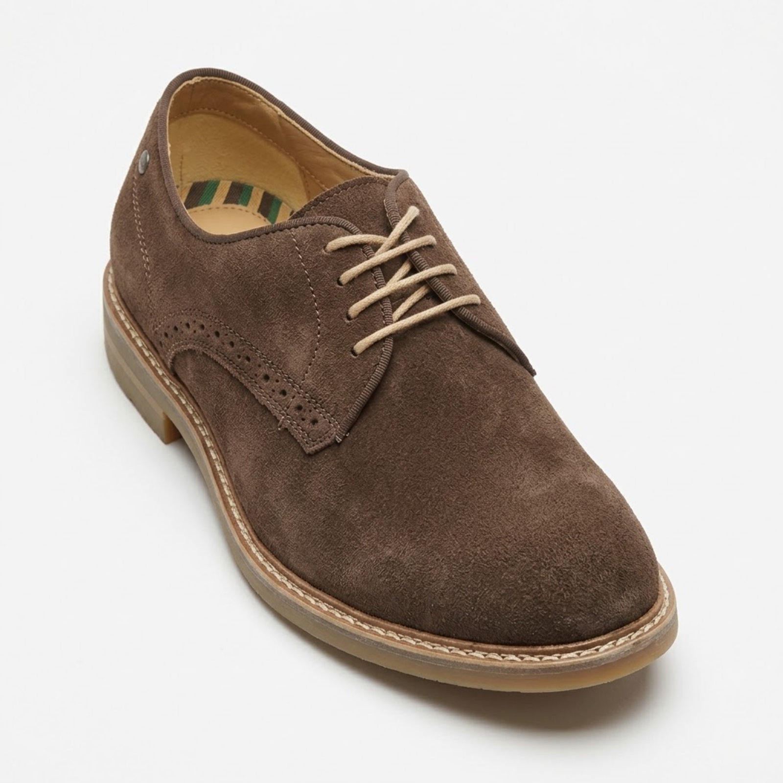 Base London Blake Men’s Brown Brogue Derby Shoes