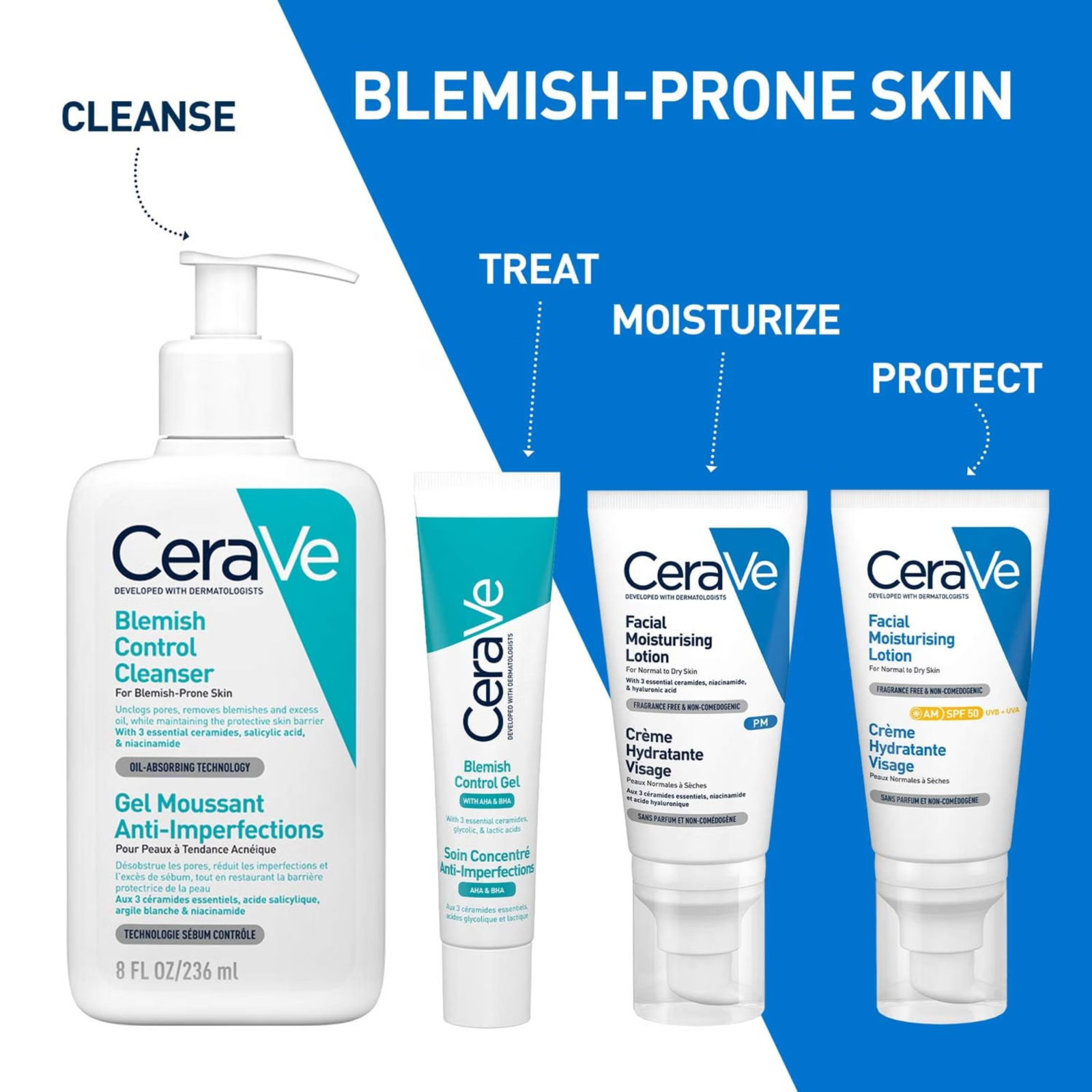 CeraVe Blemish Control Cleanser with 2% Salicylic Acid & Niacinamide - Image 2