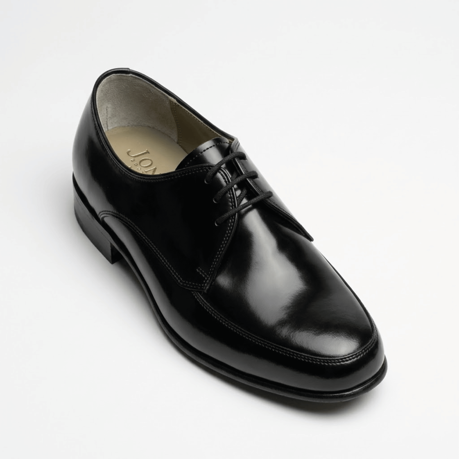 Barker Chesham Men’s Black High-Shine Leather Formal Shoe