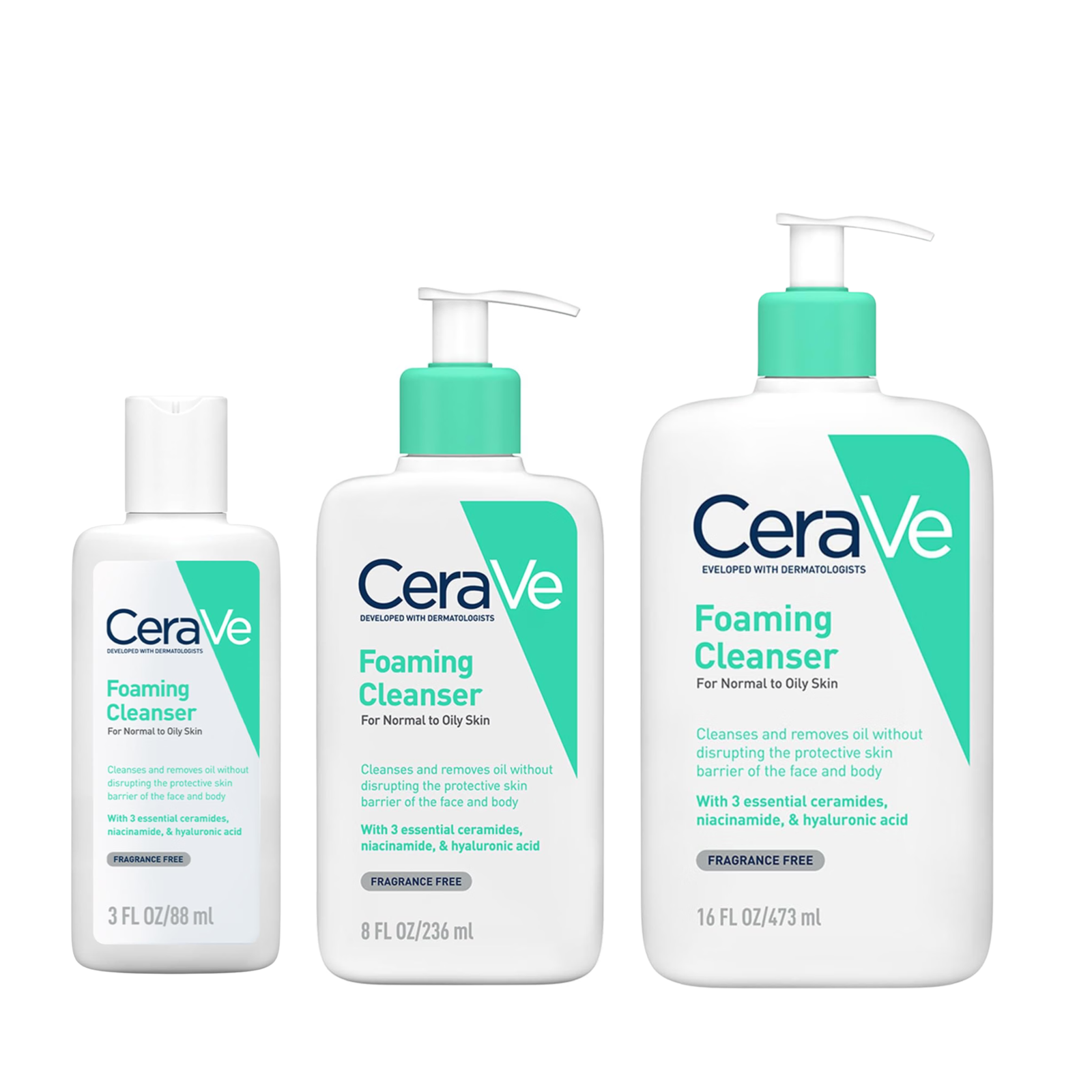 CeraVe Foaming Cleanser for Normal to Oily Skin