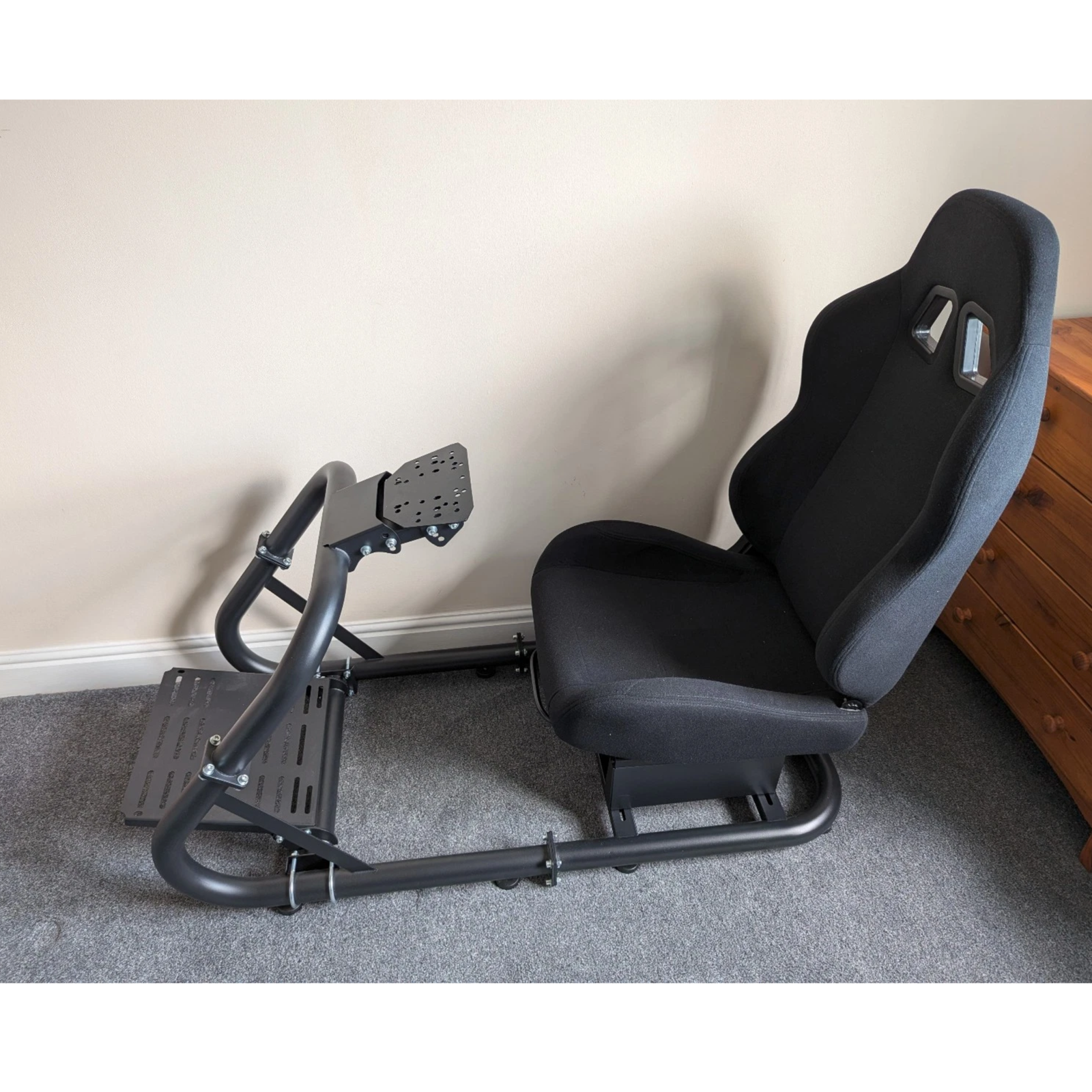 Sim Racing Rig Cockpit with Reclining Seat - Image 3