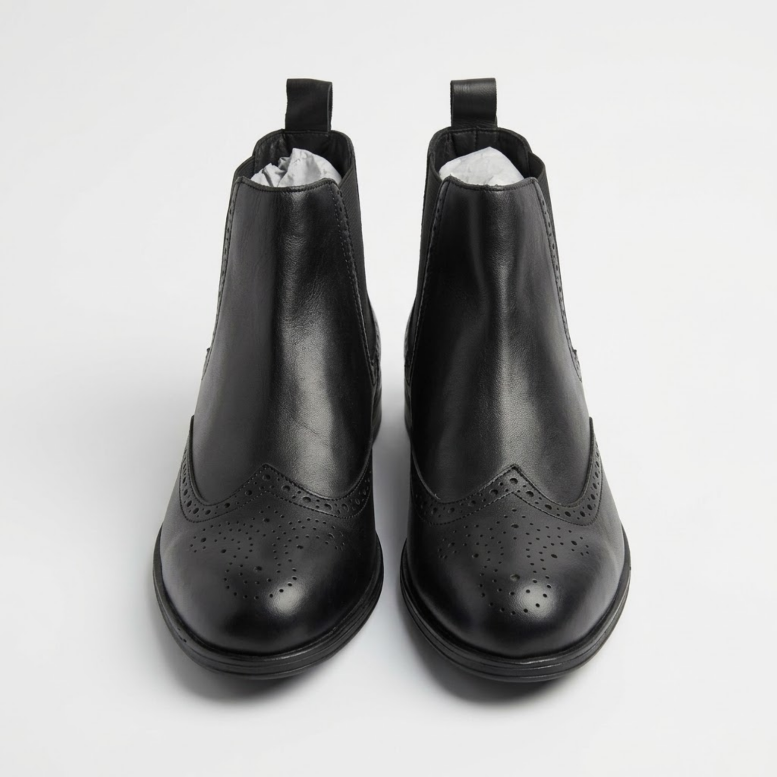 Men’s Black Leather Chelsea Boots