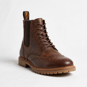 Superdry Men’s Brogue Leather Chelsea Boots