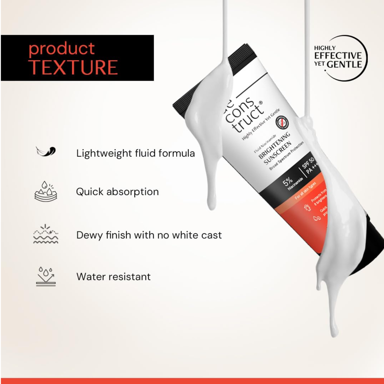 Deconstruct Fluid Brightening Sunscreen - Image 3