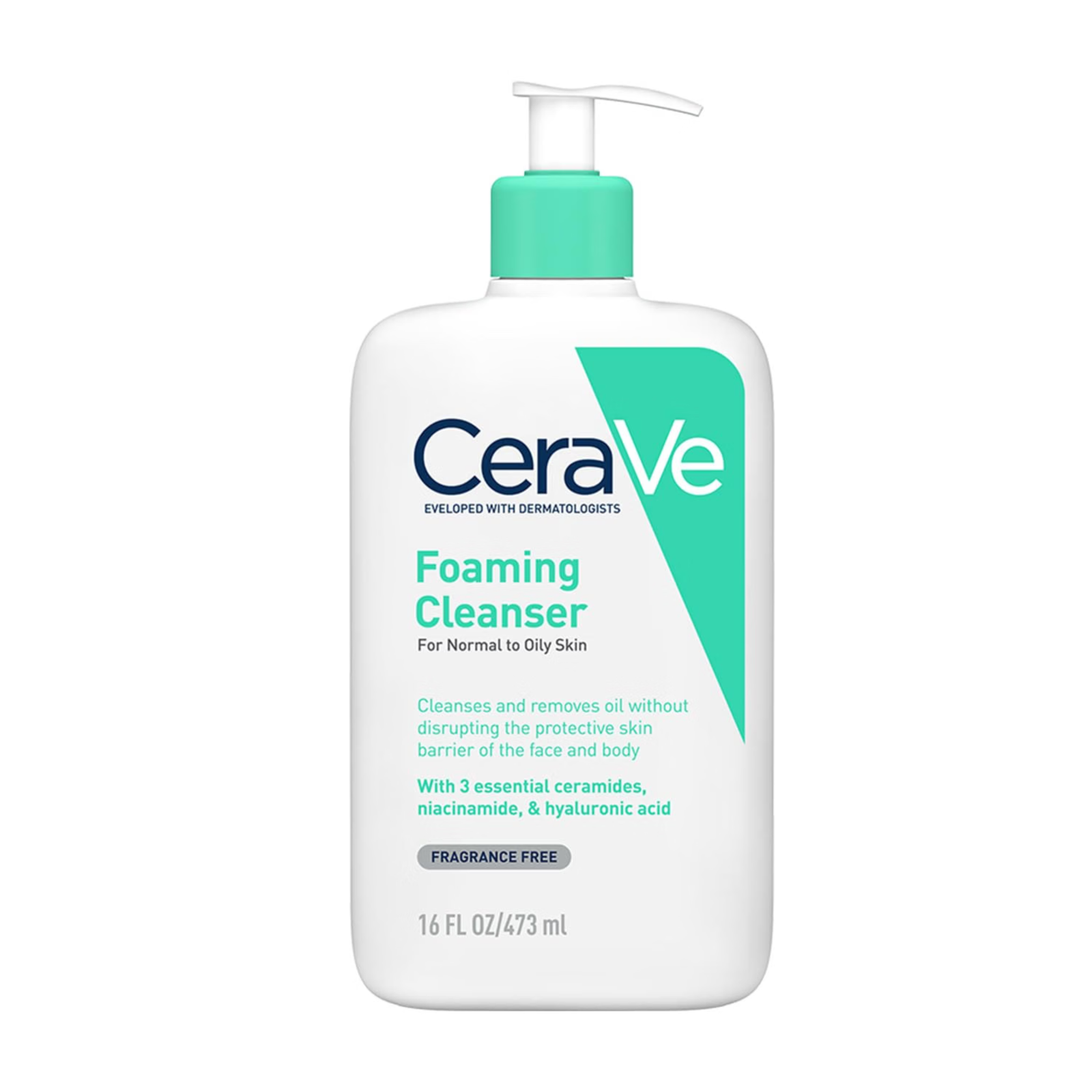 CeraVe Foaming Cleanser for Normal to Oily Skin - Image 3