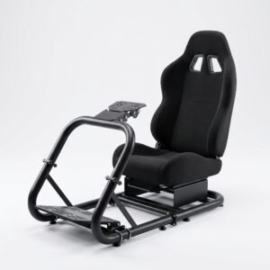 Sim Racing Rig Cockpit with Reclining Seat