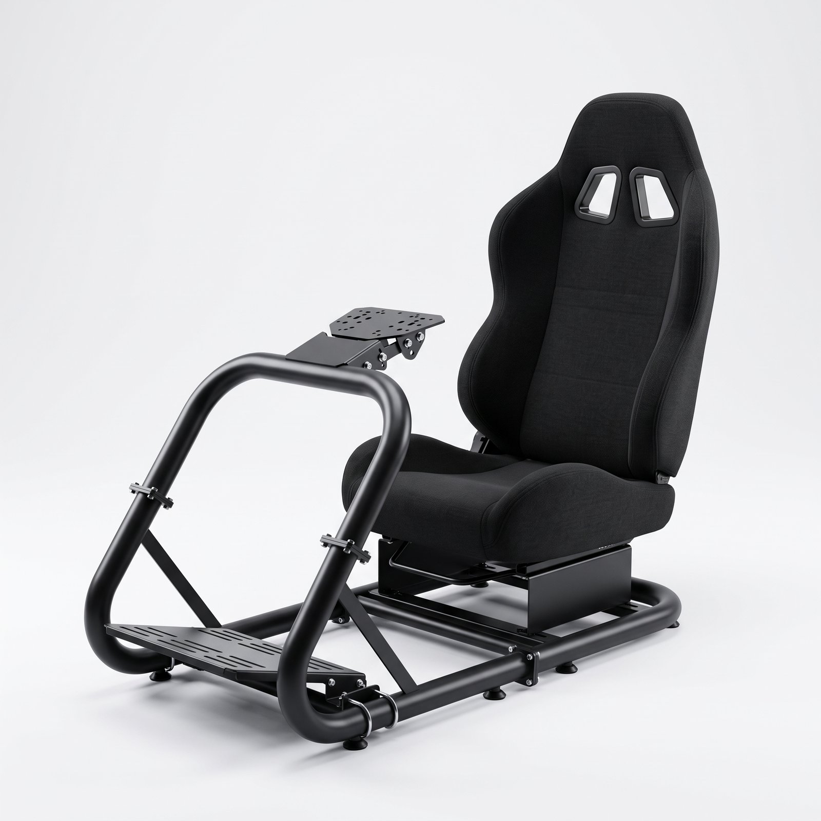 Sim Racing Rig Cockpit with Reclining Seat