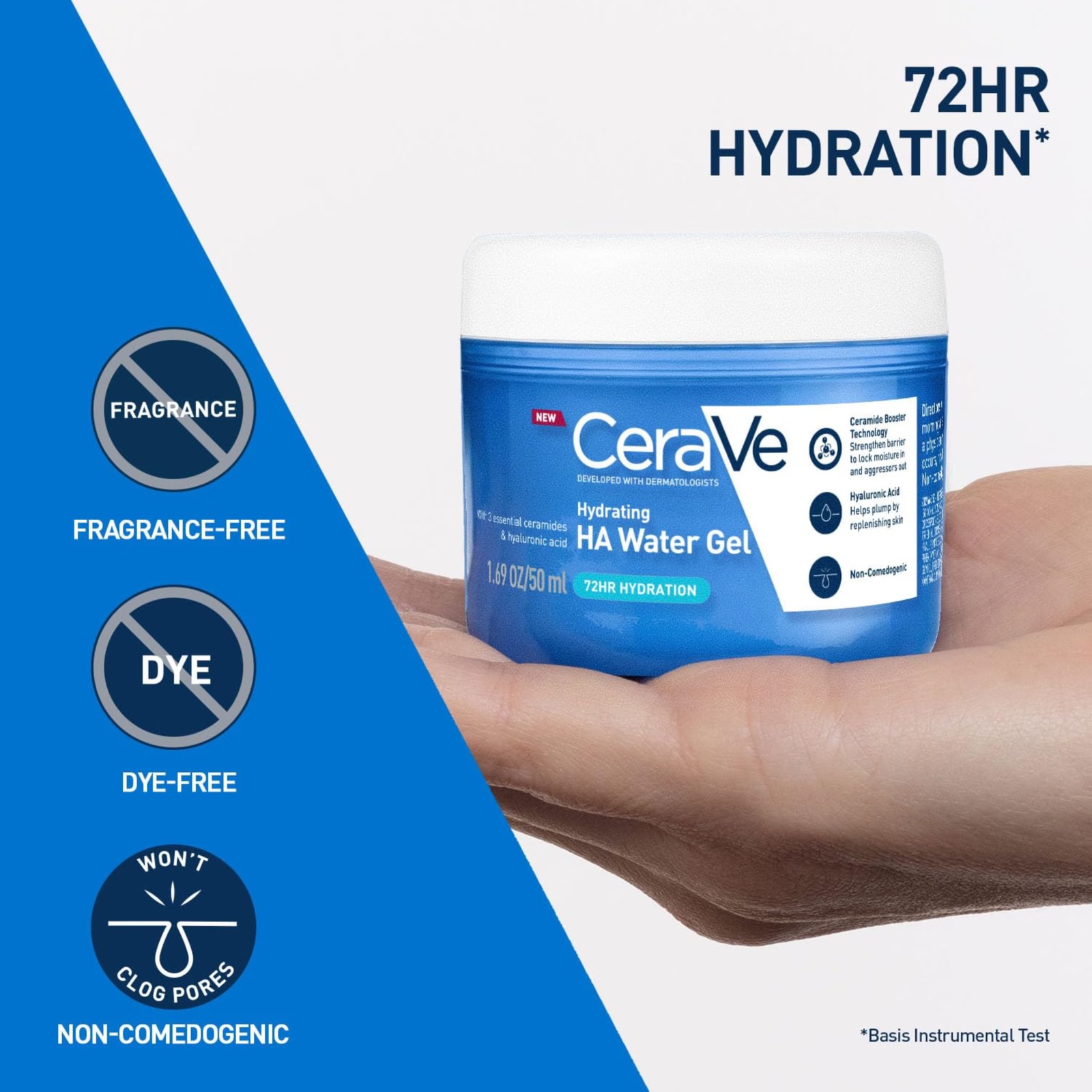 CeraVe HA Water Gel with Hyaluronic Acid, Ceramides & Niacinamide - Image 2